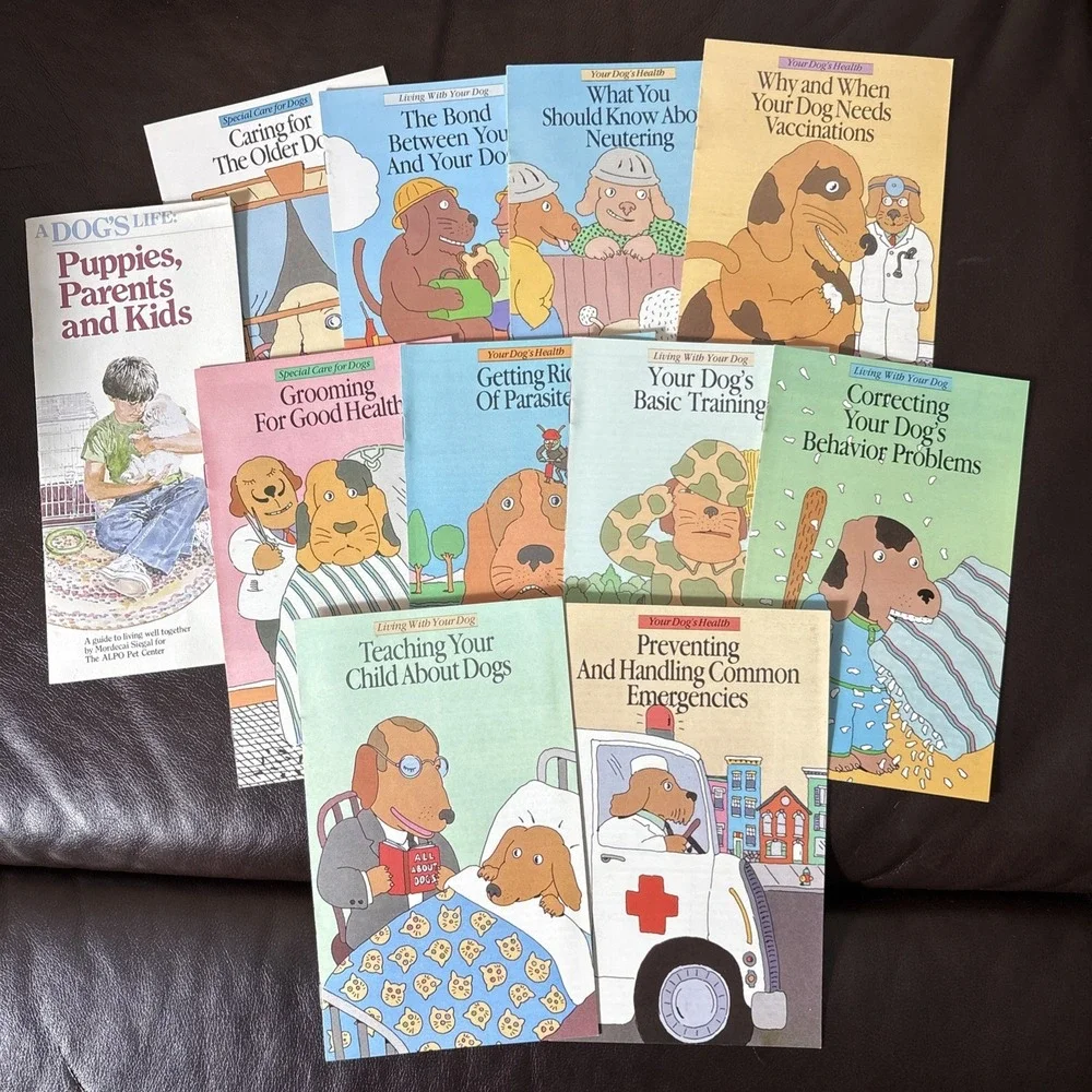 Vintage 1983/1984 Pet Information Dog‎ Pamphlets